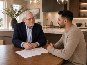 Denver seller reviewing real estate contracts when selling my house