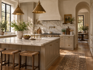 This marble is the most common material quartz imitates. Why not get the real thing?
